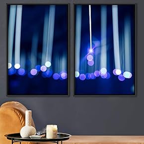 signwin 2 Piece Framed Canvas Wall Art Abstract...