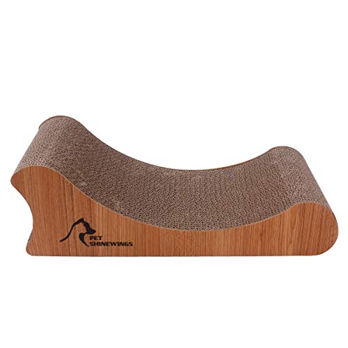 JR Knight CS03WD Rascador de gatos almohadilla de cartón con hierba gatera, tamaño grande