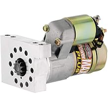 Powermaster Starter, PowerMAX Plus, 6.11 Gear Reduction, Natural, 153/168 Tooth Flywheel, Straight Bolt, Chevy V8, Each, 120 Amps