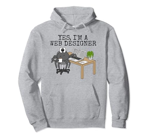 Concepteur Web, Développeur Spider Funny Sweat à Capuche