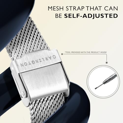 Image of Carlington Analog Watches for Women with mesh Strap - CT 2018