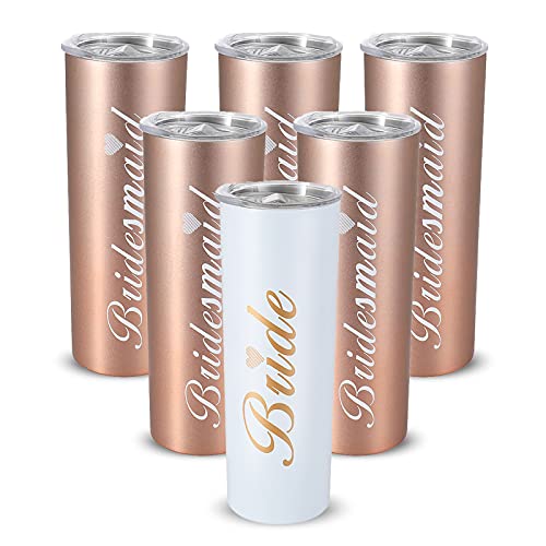Bridesmaid Proposal Gifts Bridesmaid Tumbler Insulated 20oz Bride Tribe Stainless Steel Wine Tumblers Maid of Honor Cup Set of 4/6 Engagement Wedding Bridal Party Gifts Bridesmaid Proposal Gifts Bridesmaid Tumbler Insulated 20oz Bride Tribe Stainless Steel Wine Tumblers Maid of Honor Cup Set of 4/6 Engagement Wedding Bridal Party Gifts