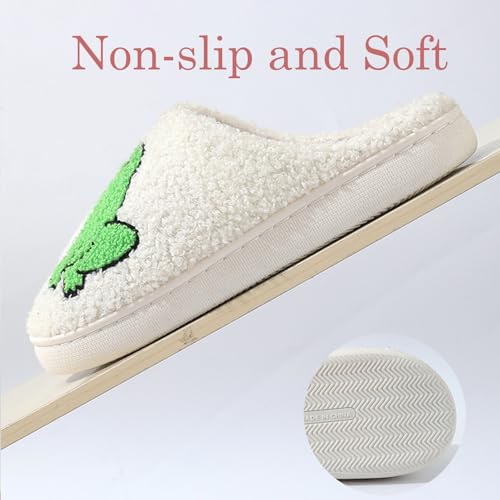 Image of Slippers for Women Men Fuzzy Memory Foam Slipper Fluffy Winter Soft Warm Slip On House Shoes