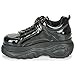 Buffalo London 2.0 Patent Womens Black Sneakers-UK 6 / EU 39