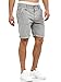 Produktbild Indicode Herren Cuba Chino Shorts mit 5 Taschen | Bermuda Herren Chino Shorts f. Männer Light Grey L