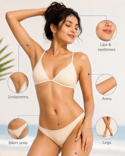Image of Wax Heater Wax For Women Hot CreamWax | White Chocolate 550gm Chocolate Wax 550gm Wax strip and Knife, Sponge For Legs, Arms, Underarms, Bikini | At Home Quick And Easy Hair Removal | For Sensitive Skin | Women (Wax Combo Kit Heater)