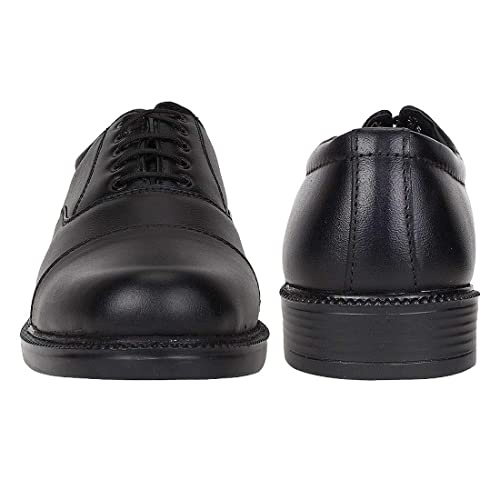 Image of Vitoria Men's Synthetic Leather Lace-Up Formal Shoes for Men's and Boys /Police Shoes /Office Shoes /Suit Shoes /Dress Shoes
