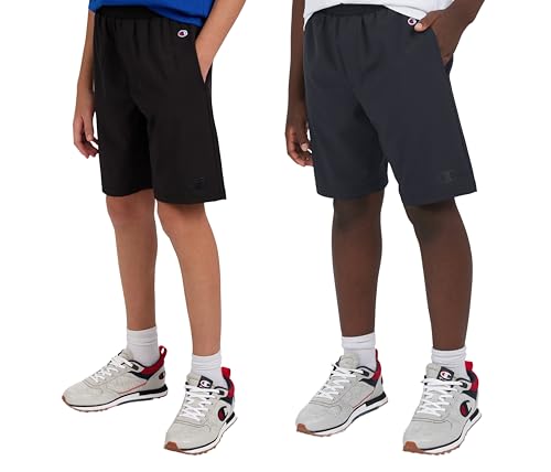 Champion Boys Shorts for Kids Athletic 2 Pack Lightweight Hybrid Short4