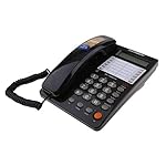 Corded-Phone-with-Speakerphone-Tilt-DisplayButtons-Caller-ID-Black