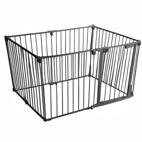 Petrasia ペット用サークル ドア付 折りたたみ可能 フェンス 室内 屋外 広い ケージ ゲート 犬 猫 うさぎ ウサギ 飼育 プレイサークル バリア ゲート Pecocochi の商品画像 9