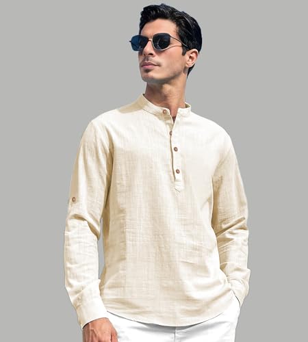 Image of Slim Fit Short Kurta for Men and Boys.(KRT BTN06, Navy Blue)