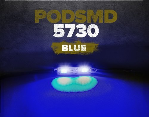 Módulo LED Azul 12V Resistente 4 Unidades miniatura 3