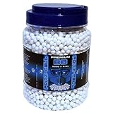 BBs Kaliber 6mm. Gewicht von 0,12 g.