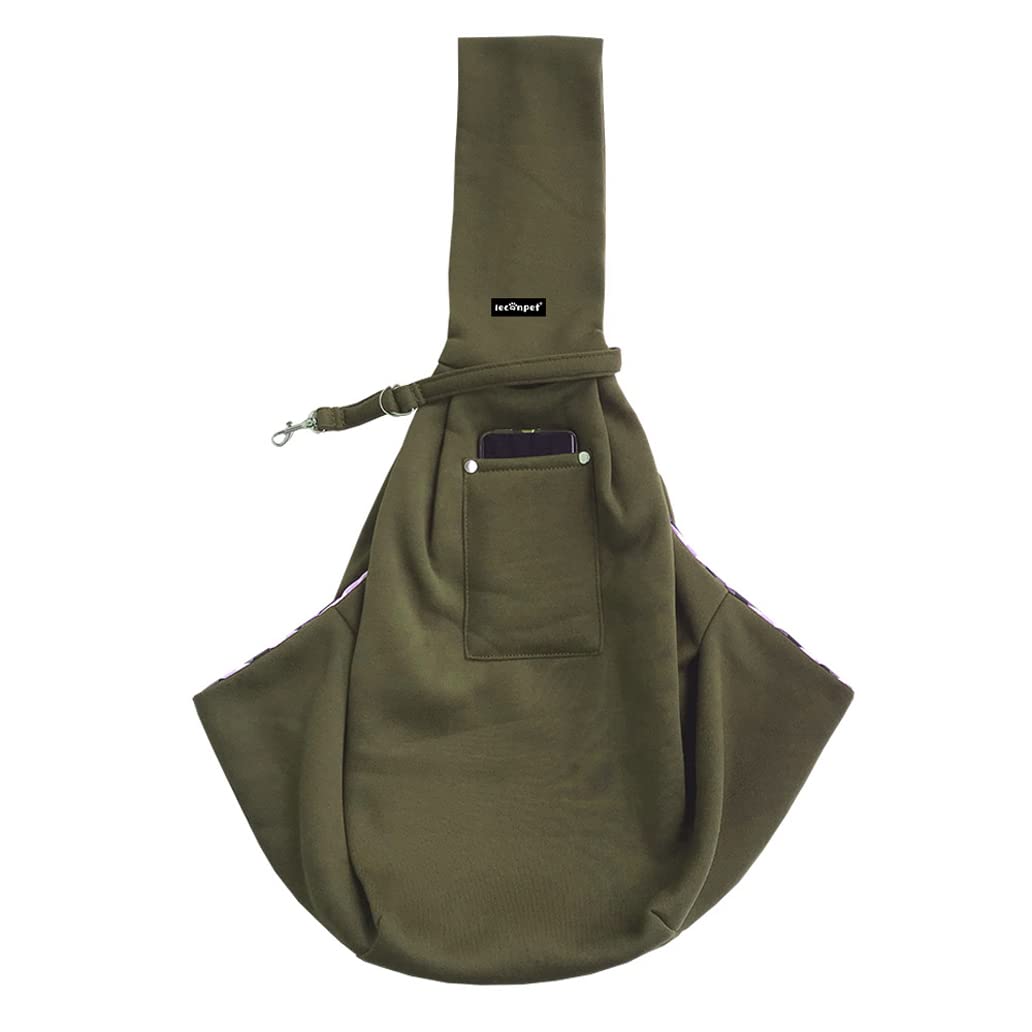 Sac à bandoulière pour chien chat chiot avec poche téléphone et boucle