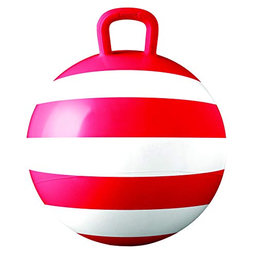 Hedstrom Red Striped Hopper Ball, Kid's Ride-On Toy, Bouncy Hopping Ball With Handle - 15 Inch (55-1461Red-A) #TOP23