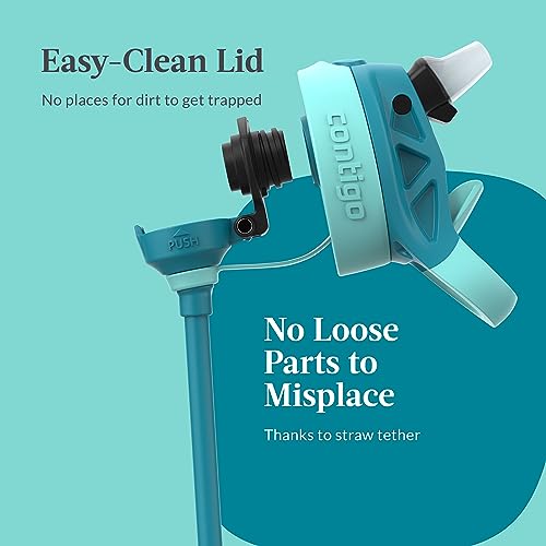 Image of Contigo Aubrey Leak-Proof Spill-Proof Water Bottle 20oz Juniper Jade