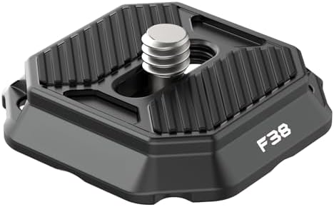 ULANZI New Version F38 Quick Release Plate 2-in-1, FALCAM Quick Release System QR Plate Camera Tripod Mount Adapter Compatible With PD and F38 (New Version Top Plate, Base Mount NOT Included)