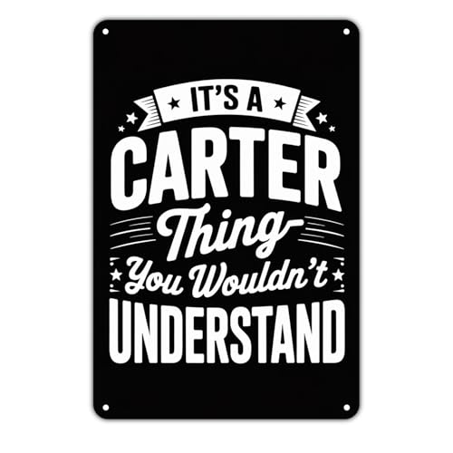 It's A Carter Thing tin sign Vintage Carter Thing You