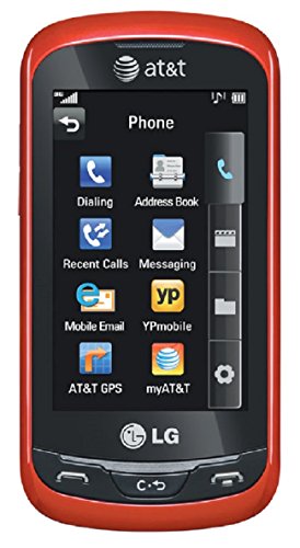 Lg Xpression C395 Qwerty Keyboard Slider Cellphone Gsm Unlocked - Red #TOP1