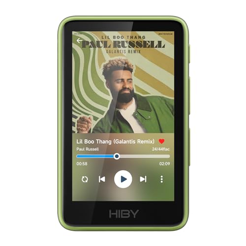 Image of HiBy Music R1 Bluetooth MP3 Player with Touchscreen, Hi-Res Audio & Wireless Dual Certified, Supports Tidal & Qobuz Streaming, LDAC, Expandable Storage up to 2TB, 15-Hour Playtime