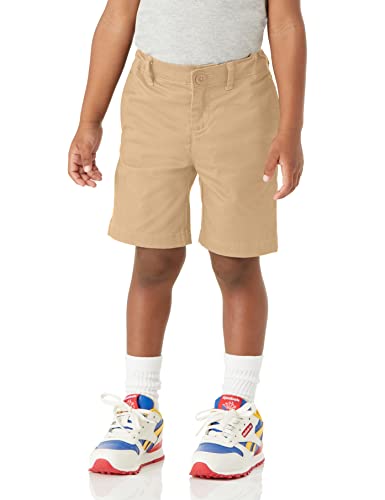 amazon essentials boys and toddlers39 uniform woven flat-front shorts wrinkle resistant pack of 3