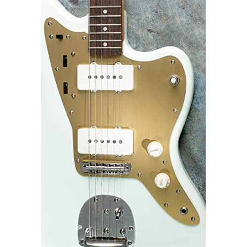 Musiclily Pro 13 Trous Vintage 60s Jazzmaster Style Pickguard Plaque de Protection en Aluminum pour Fender American… - Les Beatles, Paul McCartney, John Lennon, RIngo Starr, George Harrison Musiclily Pro 13 Trous Vintage 60s Jazzmaster Style Pickguard Plaque de Protection en Aluminum pour Fender American… – Image 3