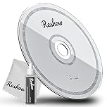 Reshow Laser lens disc cleaning kit for CD and DVD player without scratching the optics - Including microfiber cloth, cleaning disc and cleaning solution (1 bottle of cleaning liquid)