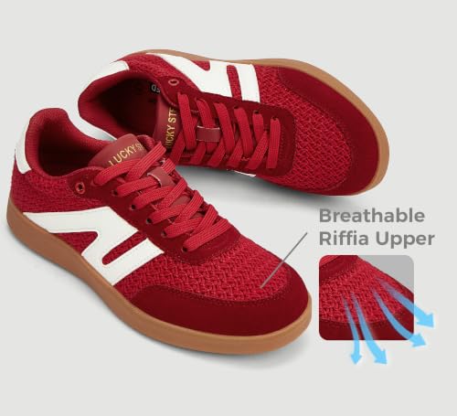 Image of LUCKY STEP Women Retro Gum Sole Fashion Sneakers