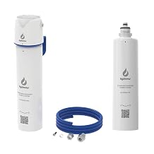 HYDROVOS Standard Under Sink Water Filter System Bundle, NSF and IAPMO Certified Reduces Lead, Cysts and Chlorine Taste & Odor, 2 GPM Flow, Use as Sink Filter Under Counter in Kitchen, Bathroom, RV