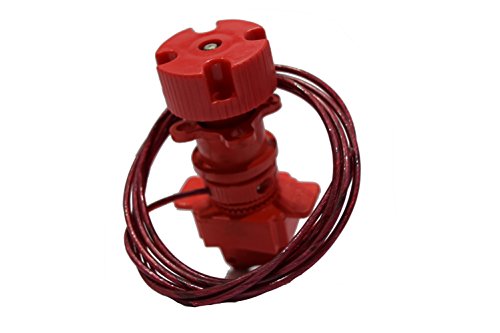 Image of Universal Valve Lockout Device AK-ULD-22A Spring and PU, Red (Pack of 1)