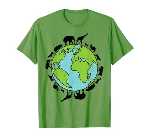 Earth Animals Wildlife Conservation Environmentalist Gift T-Shirt
