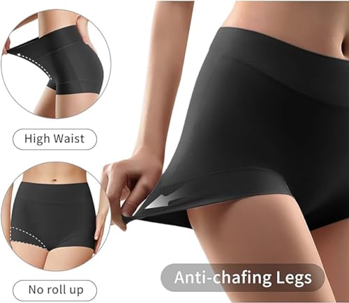 Image of Ultimate Comfort cotton underwear for women,high waisted, Full Coverage, panties for women 4 Pack