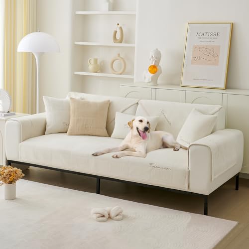 TOPCHANCES Sofa Überzug,2024 Neue Universelle rutschfeste Couch Überzug 1/2/3/4 Sitzer Für L Form Eckcouch Waschbar Sofabezug Hund Katze… – Ansicht 7