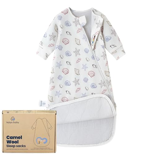 Image of kaiya baby Unisex Sleeping Bag for Babies and Toddlers 2.5 Tog Sleep Sack, Long Sleeve Sleep Sack, Wearable Blanket Baby
