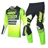 Pantalon avec coutures élastiques à l'avant, l'arrière et les parties clés du genou pour une expérience de mouvement libre et sans retenue en motocross, hors route et hors route