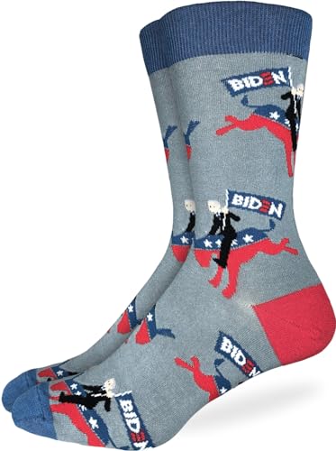 Good Luck Sock Men's Joe Biden & Kamala Harris Socks, Adult