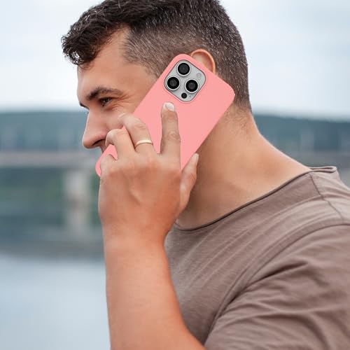 Coque iPhone 16 Pro Max rose pour recharge sans fil - 7