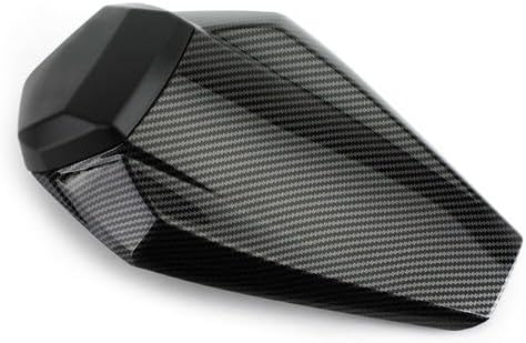 Rear Seat Cowl for Kawasaki ZX6R 2019 2020 2021 2022 2023 ABS Plastic Tail Back Seat Fairing Cover Carbon Fiber Effect