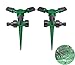 Produktbild 2 Stücke Garten Sprinkler, Automatische Rasen Wasser Sprinkler, 360 Grad 3- Arm Rotierende Sprenger für Garten Rasen Bewässerungssystem Bewässerung