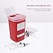 Alcedo Sharps Container for Home Use 1 Quart (1-Pack) | Biohazard Needle and Syringe Disposal | Small Portable Container for Travel and Professional Use