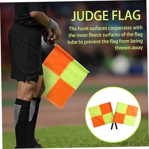 Kit de árbitro de fútbol con banderas, tarjetas y silbato miniatura 2
