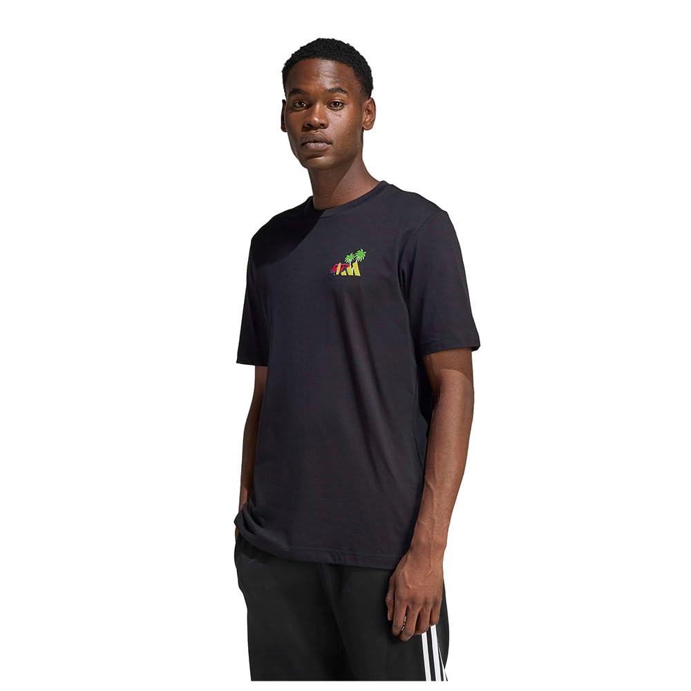 adidas Herren Mini Embroidery Surfing Graphic T-Shirt Grafik-T-Shirt (kurzärmlig) (1er Pack)