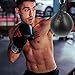 SHITOOMFE Hanging Pear Ball Boxing Speed Ball Pear Training Speed Ball Hanging Boxing Punch Bag for Fitness Black