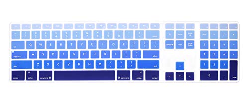 Protector de teclado de silicona ultra delgado para iMac G6 miniatura 3