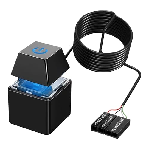 Interrupteur D'Ordinateur de Bureau, Bouton Power PC Interrupteur D'Ordinateur, Interruptor de AlimentacióN Para PC