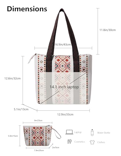 Image of Tote Bag for Women, Lightweight Handbag Bags, Shoulder Hobo Bag for Daily, Travel, School, Teacher