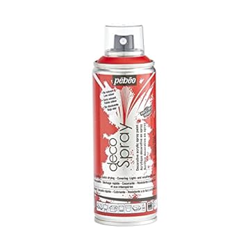 PEBEO 93812 200ml Decospray, Acrylic, Christmas Red, 16.5 x 5.2 x 5.2 cm