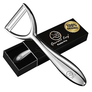 Premium Vegetable Peeler Stainless Steel – Ultra Sharp Blade – Potato Peeler – Vegetable Peelers for Kitchen – Ergonomic…