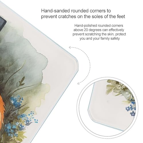 Báscula Digital de Vidrio Templado A Sleeping Fox miniatura 4
