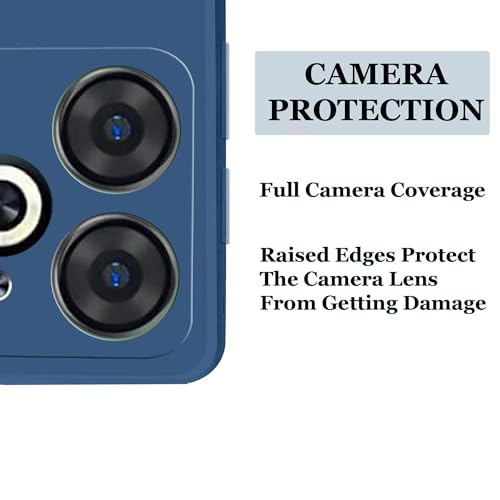 Image of A rtistque Liquid Silicone Back Cover Case for Infinix Smart 8 5G Shockproof TPU Soft Flexible with Camera Protection - Blue